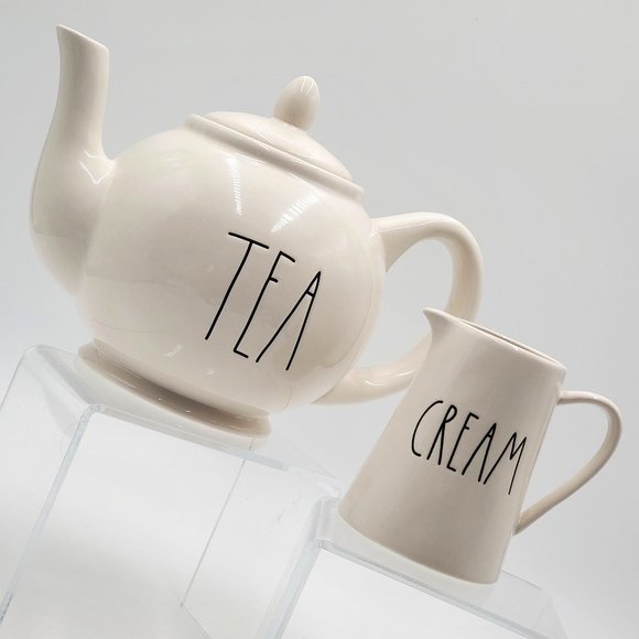Rae Dunn Other - Rae Dunn TEA Pot & CREAM Pitcher - NWOT